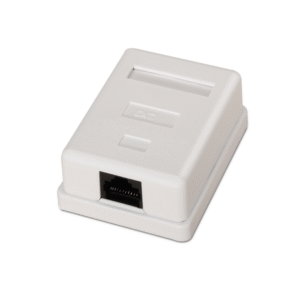 ROSETA DE SUPERFICIE RJ45 CAT.6 UTP 1 TOMA BLANCO AISENS A139-0301