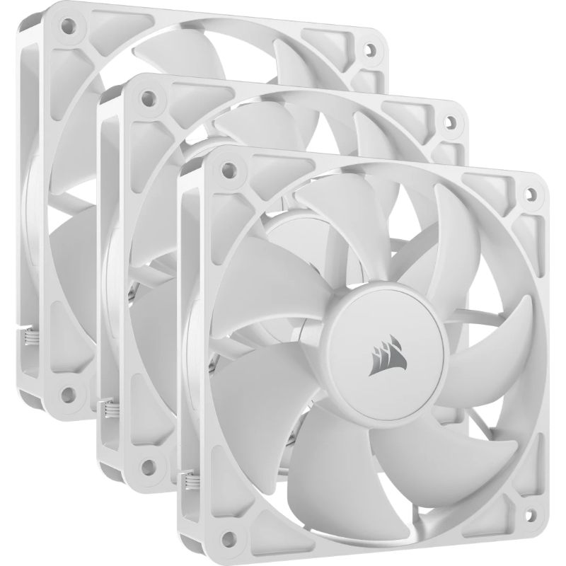VENTILADOR AUXILIAR RS120 120MM WHITE TRIPLE PACK CORSAIR