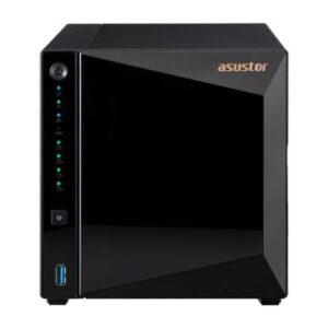 SERVIDOR NAS ASUSTOR DRIVESTOR 4 PRO AS3304T V2 4 BAHIAS REALTEK RTD1296 QUAD1.4GHZ 2GB LAN 2.5 USB