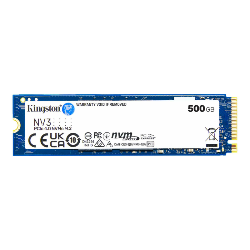 500 GB SSD NV3 M.2 2280 NVME PCI-E KINGSTON