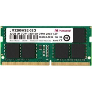 SODIMM DDR4 32GB 3200Mhz TRANSCEND M1.2V CL22 2Rx8 JM3200HSE-32G