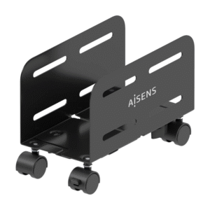 SOPORTE METALICO AJUSTABLE DE SUELO PARA CPU NEGRO AISENS MPC06-207