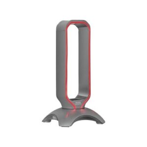 SOPORTE DE AURICULARES CON HUB USB 2x2.0 MARS GAMING CON ILUMINACION RGB FLOW COLOR NEGRO