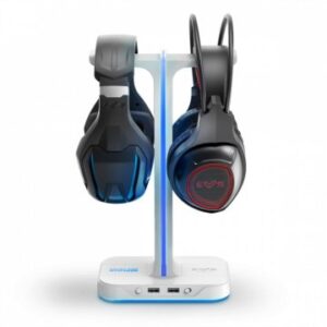 SOPORTE DE AURICULARES GAMING ENERGY SYSTEM ESG S3 DUO SOPORTE PARA 2 AURICULARES CON HUB USB 2P E I