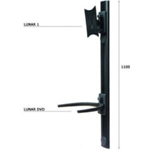 SOPORTE DE PARED ORIENTABLE OMB LUNAR-GENIO PARA PANTALLA 10"-50" VERTI.+-20Âº GIRO 90Âº VESA 200x20