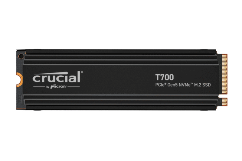 SSD CRUCIAL T700 1TB M.2 NVME with heatsink