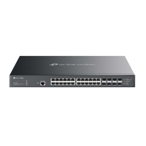 SWITCH GESTIONABLE L2+ TP-LINK SX3832MPP 24x10Gbps PoE++ 8xSFP10Gb 770W APP OMADA METALICO ENRACKABL