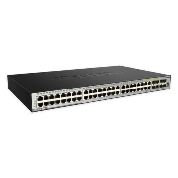 SWITCH GESTIONABLE L3 D-LINK STACKABLE DGS-3630-52TC/SI L3 48P GIGA + 4P COMBO 1000BASET SFP+