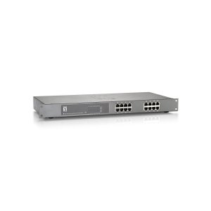 SWITCH NO GESTIONABLE LEVEL ONE FEP-1612 16P 16xPoE 100Mb 500W CARCASA METALICA