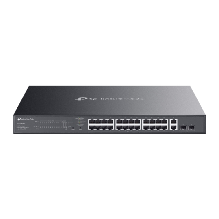 TP-Link ES228GMP Switch 24xPoE+ 2xGb 2xSFP 384W