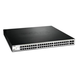 SWITCH SEMIGESTIONABLE D-LINK DGS-1210-52MP/E 48P GIGA POE (370W) + 4P GIGA COMBO RACK