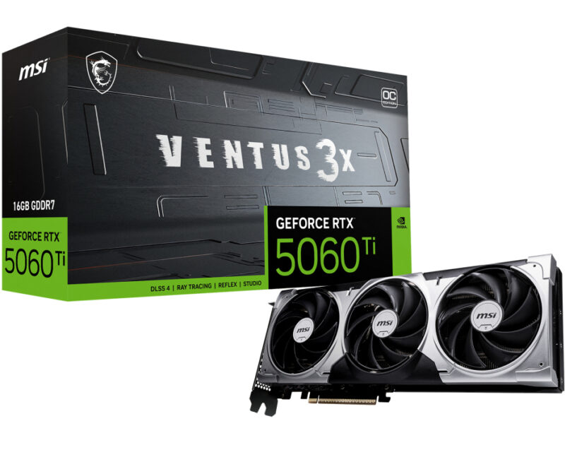 MSI VGA NVIDIA RTX 5060 Ti 16G VENTUS 3X OC