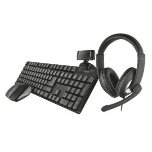 TEC MOUSE HEADSET Y WEBCAM TRUST BUNDLE  HEADSET RENO  XIMO+WEBCAM TTRINO 24042*