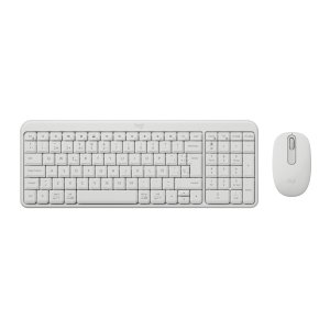 TECLADO Y MOUSE LOGITECH BLUETOOTH MK250 920-013544 BLANCO RECARGABLE COMPACTO ANTI SALPICADURAS