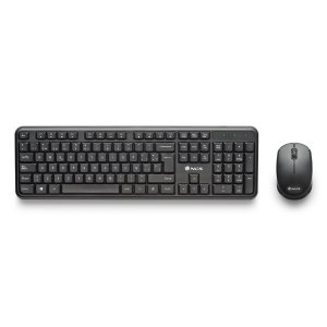 TECLADO Y MOUSE NGS WIRELESS HARMONYKIT 12 TECLAS MULTIMEDIA 1200dpi COLOR NEGRO