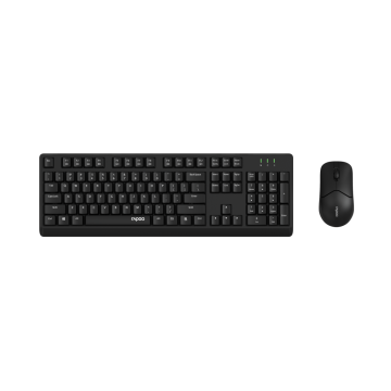 TECLADO Y MOUSE RAPOO WIRELESS X1500 2,4GHz 1200 DPI NANO USB COLOR NEGRO