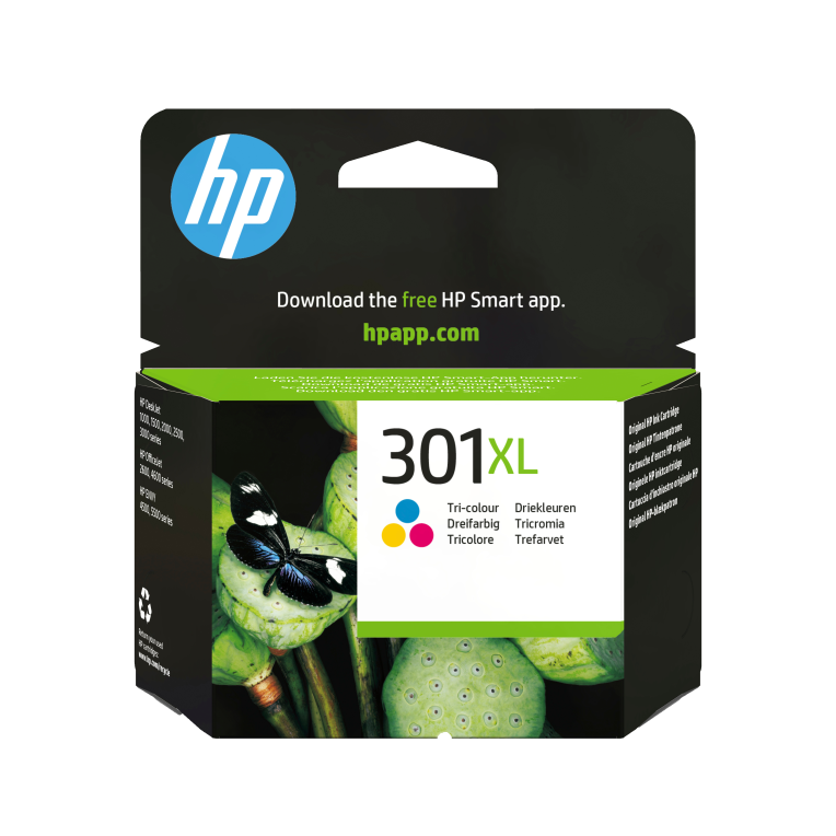 TINTA HP 301XL  1050/2050/2050S ORI COLOR CH564EE