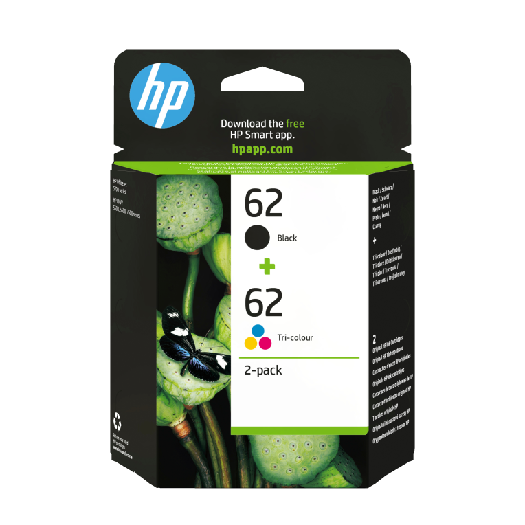 TINTA HP 62 PACK AHORRO NEGRO TRICOLOR