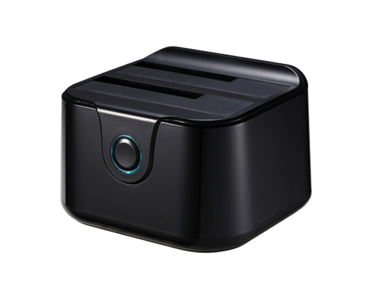 DUPLICADOR/DOCKING STATION 2X 2.5/3.5 SATA USB3.0 NEGRO TOOQ