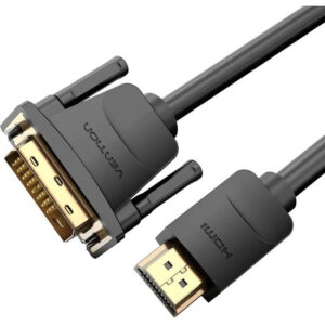 CONVERSOR DVI/M A HDMI/M 3 M NEGRO VENTION
