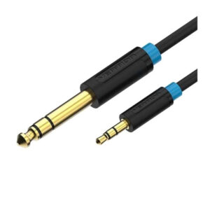 CABLE AUDIO ESTEREO JACK 6.5/M JACK 6.5/M 1 M NEGRO VENTION