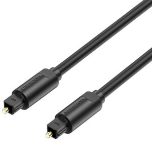 CABLE DE AUDIO DE FIBRA OPTICA 1 M NEGRO VENTION