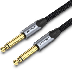 CABLE AUDIO ESTEREO JACK 6.5/M JACK 6.5/M 1.5 M GRIS VENTION