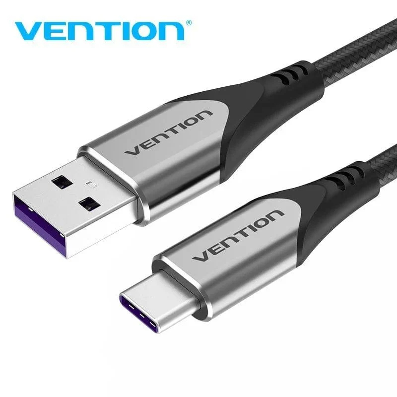 CABLE USB A USB-C 1.5 M GRIS VENTION