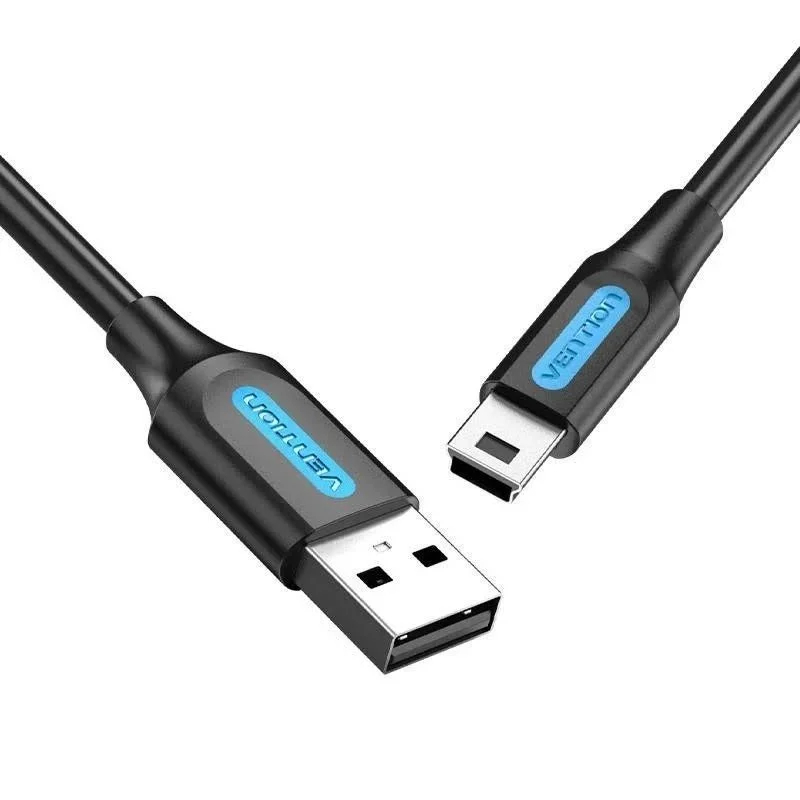 CABLE USB 2.0 MINI USB/M A USB/M 2 M NEGRO VENTION
