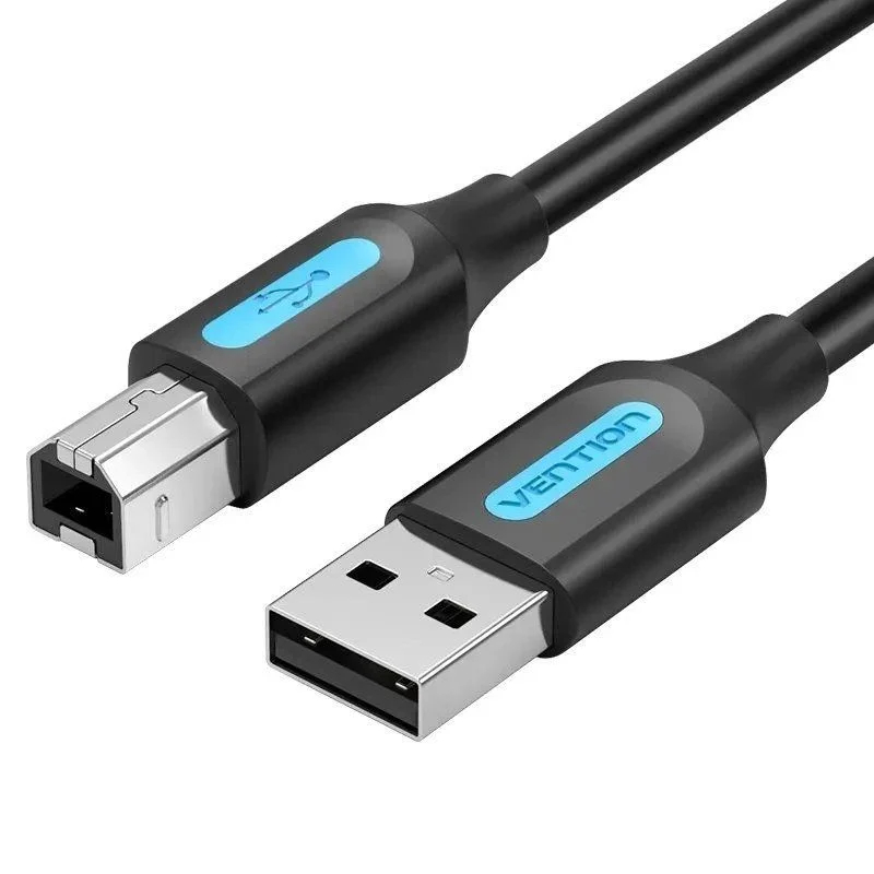 CABLE USB 2.0 IMPRESORA TIPO USB A/M-B/M 10 M NEGRO VENTION