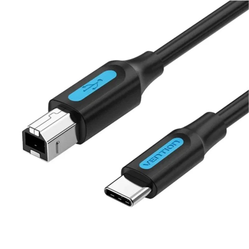 CABLE USB 2.0 IMPRESORA TIPO USB A/M USB-C/M 2 M NEGRO VENTION
