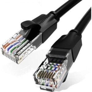 CABLE DE RED LATIGUILLO RJ45 UTP CAT6 AWG26 10 M NEGRO VENTION