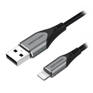CABLE 2.0 USB A LIGHTNING 1 M GRIS VENTION