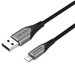 CABLE 2.0 USB A LIGHTNING 2 M GRIS VENTION