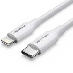 CABLE 2.0 USB-C A LIGHTNING 1 M BLANCO VENTION