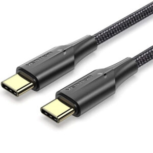 CABLE USB-C A USB-C 2.0 3A 2 M NEGRO VENTION