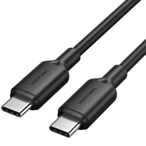 CABLE USB-C A USB-C 2.0 3A 2 M NEGRO VENTION