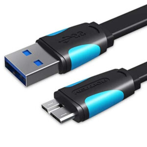CABLE MICRO USB A USB-A 3.0 M-M 1 M NEGRO VENTION