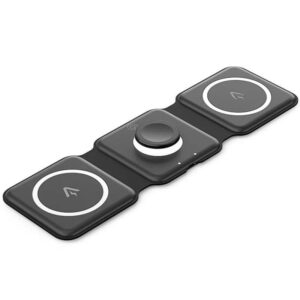 BASE DE CARGA INALAMBRICO 3en1 MAGSAFE NEGRO VENTION