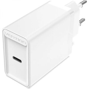 CARGADOR PARED 30W USB-C 2.4A BLANCO VENTION