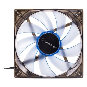 VENTILADOR CAJA ADICIONAL 12X12 UNYKA LED AZUL GAMING 51791