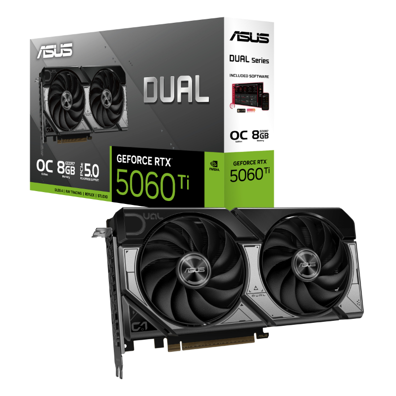 VGA NVIDIA DUAL-RTX5060TI-O8G ASUS