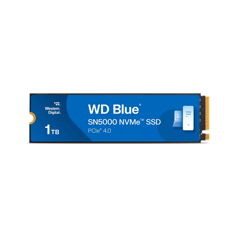 1 TB SSD SERIE M.2 2280 PCIe BLUE NVME SN5000 WD