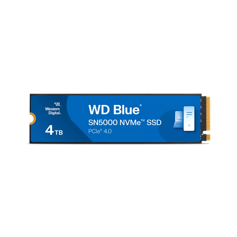 4 TB SSD SERIE M.2 2280 PCIe BLUE NVME SN5000 WD