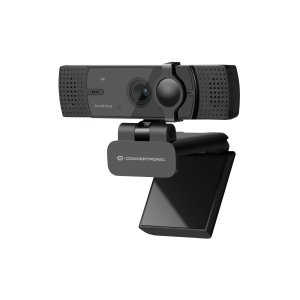 WEBCAM 4K CONCEPTRONIC AMDIS 8.3MP USB 3.57MM ANGULO VISION 80º AUTOFOCUS MICROFONO DUAL ADAPTADOR U