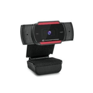 WEBCAM FHD CONCEPTRONIC AMDIS04 1080P USB FOCO FIJO 3.6MM 30 FPS ANGULO VISION 65º MICROFONO INTEGRA