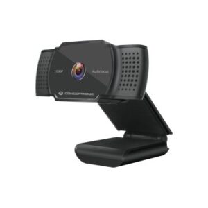 WEBCAM HD CONCEPTRONIC AMDIS 2K INTERPOLADO USB 3.6MM AUTOFOCUS 30 FPS ANGULO VISION 72º MICROFONO I