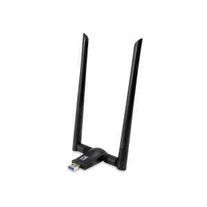 USB WIFI LEVEL ONE WUA-1810E AC1200 300MB EN 2,4GHZ Y 867MB EN 5GHZ USB 3.0 2 ANTENAS DESMO