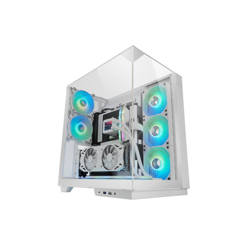 CAJA SEMITORRE ATX MC3GF BLANCO MARS GAMING
