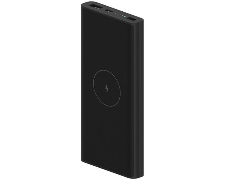 POWER BANK 10000mAh 10W + Qi NEGRO XIAOMI